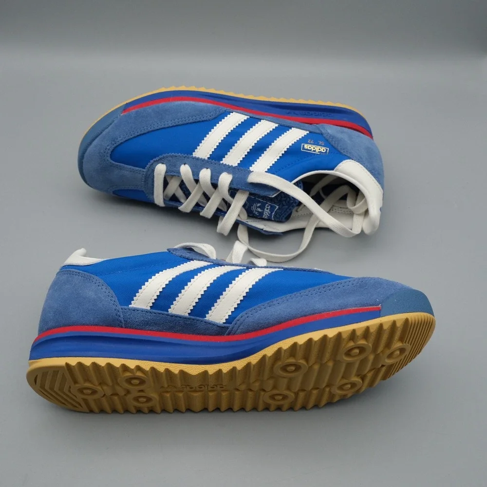 Adidas SL 72 Sneakers Mens Blue Suede Retro Track 6 JI3088
